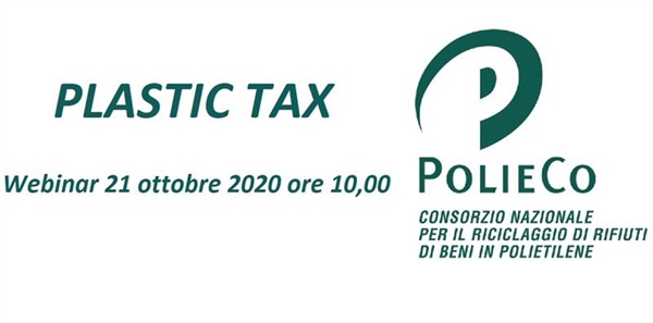 WEBINAR POLIECO SUL TEMA “PLASTIC TAX”