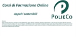 Corso di Formazione PolieCo: “Appalti sostenibili”