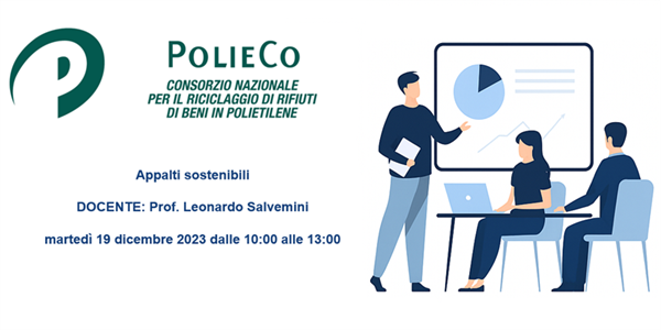 Seminario Informativo PolieCo: “Appalti sostenibili”