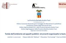 Ambiente e appalti pubblici, a Trani seminario su best practice
