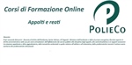 Corso di Formazione PolieCo: "Appalti e reati"