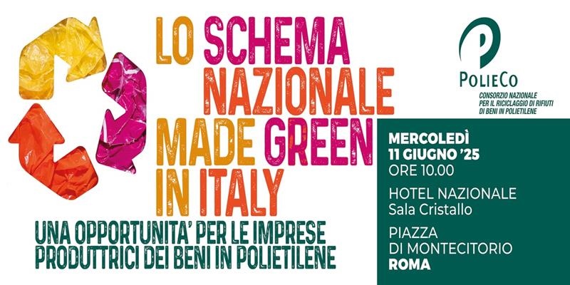Lo schema nazionale Made Green in Italy: una opportunità per le imprese produttrici dei beni in polietilene