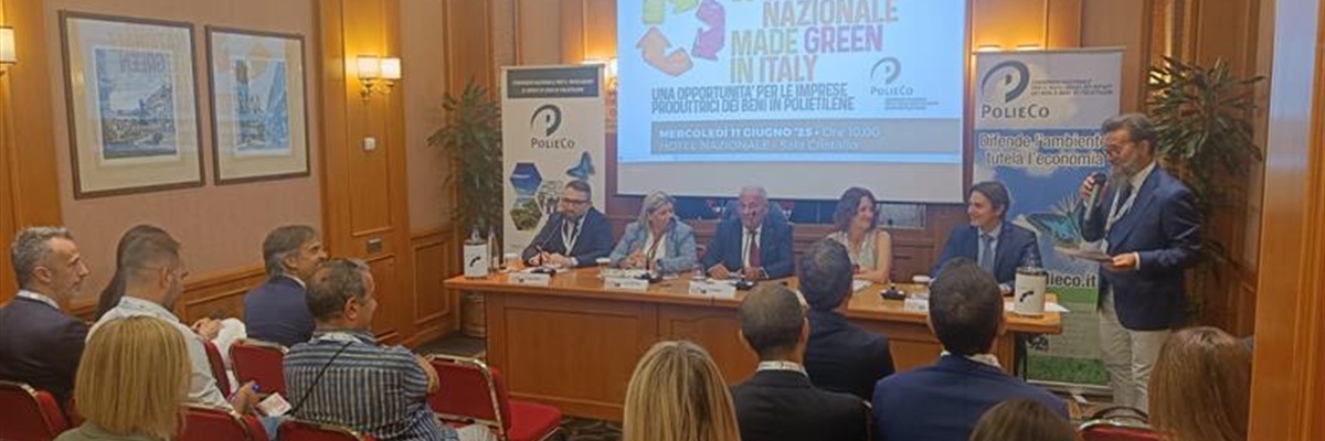 MARCHIO MADE GREEN IN ITALY, VICEMINISTRO GAVA (MASE) AL CONVEGNO POLIECO: “OPPORTUNITA’ PER AMBIENTE E COMPETITIVITA’ IMPRESE”