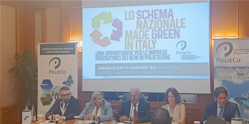 Marchio Made Green in Italy, viceministro Gava (MASE) al convegno PolieCo: “Opportunità per ambiente e competitività imprese”